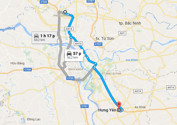 Bảng Giá Thuê Xe Taxi Sân Bay Nội Bài Đi Hưng Yên Chỉ Từ 700k