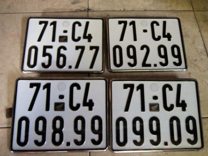 Một số biển số xe có số siêu đẹp